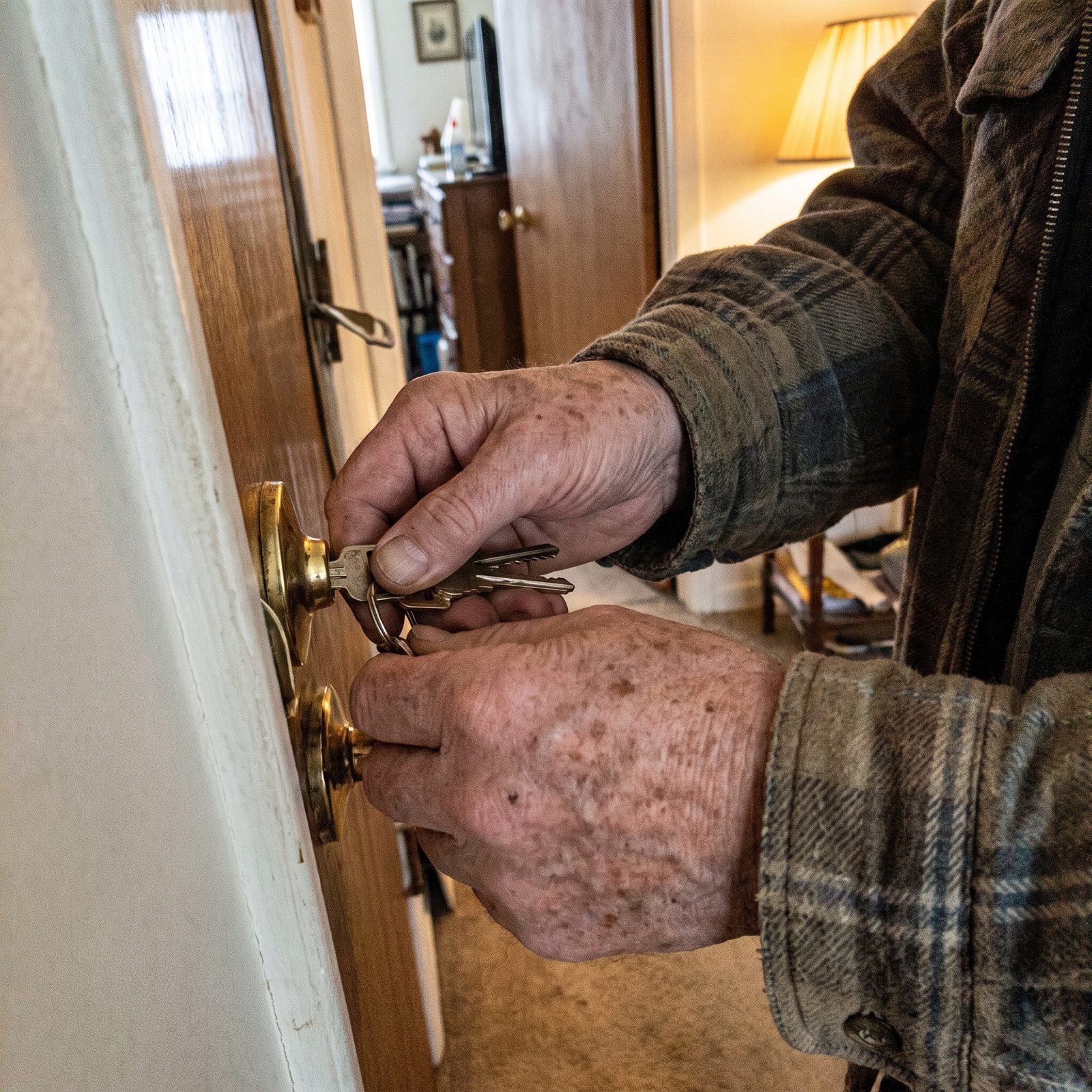 IMG-RA1 keys at the door